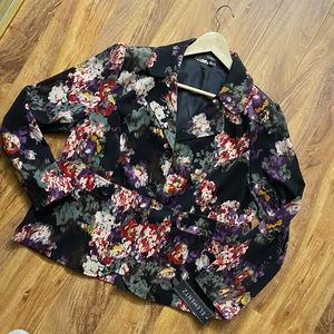 👑Black & Jewel Tone Blazer (XL)